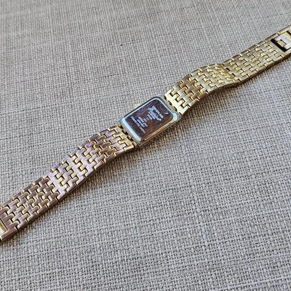 Precision by Gruen Vintage Wristwatch Gold Tone Quartz Analog Wrist Watch - Picture 10 of 11